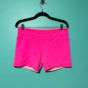 LULULEMON Hot pink cotton shorts